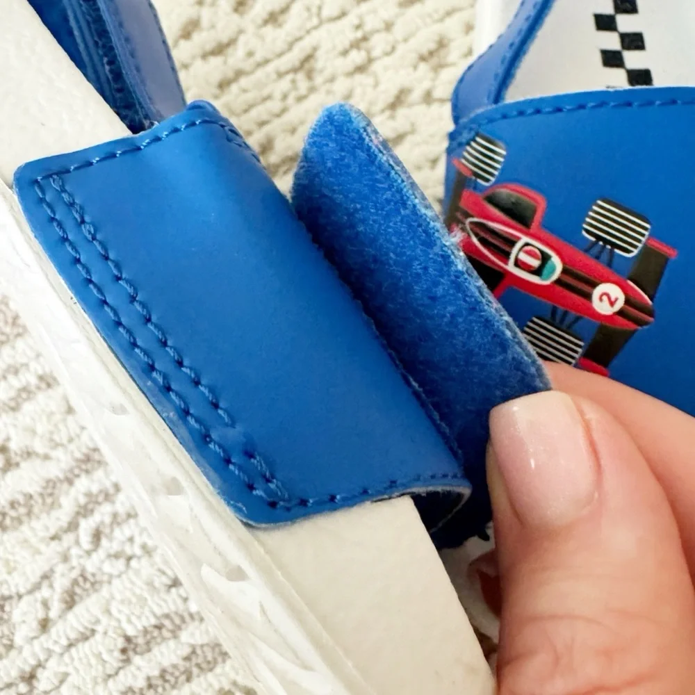 Gymboree race cars sandals, toddler size 9